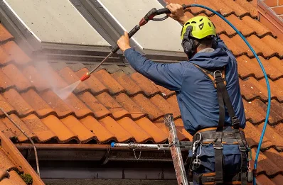 Démoussage et hydrofuge de toiture à Hiermont